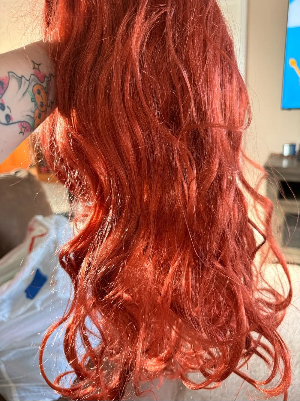 Spirit Vibrant Red Women's Wig - Hollywood Waves